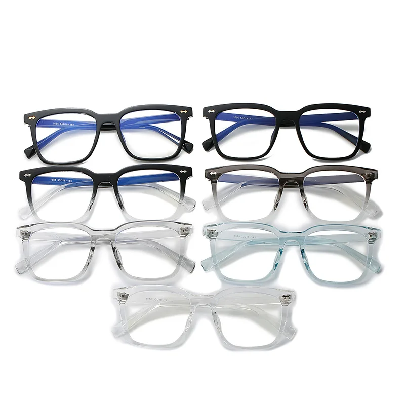 

2022 man New Fashion Tr90 Glasses Frame block Anti-Blue Light Flat Myopia Frame Glasses