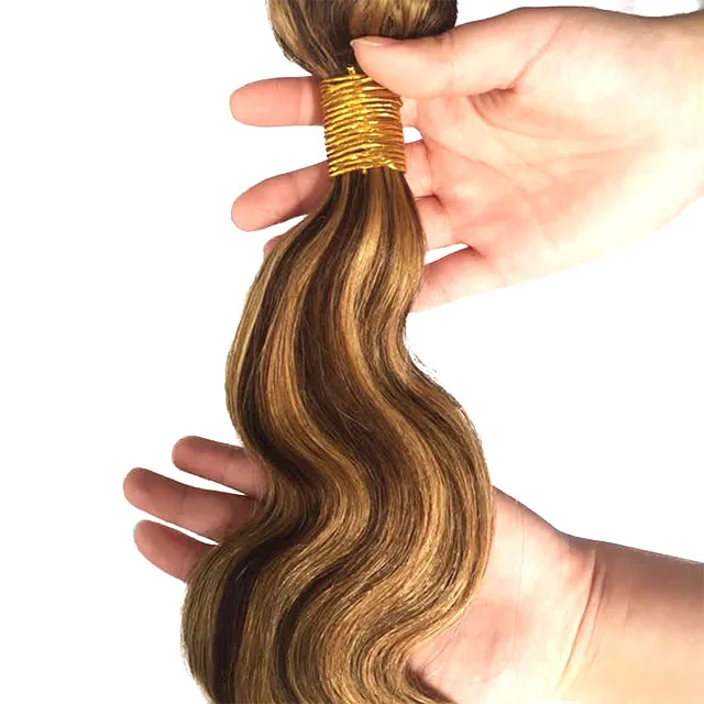 

New Product Piano 4/27# Color Virgin Brazilian Body Wave Hair 100% 10a Human Hair Bundles