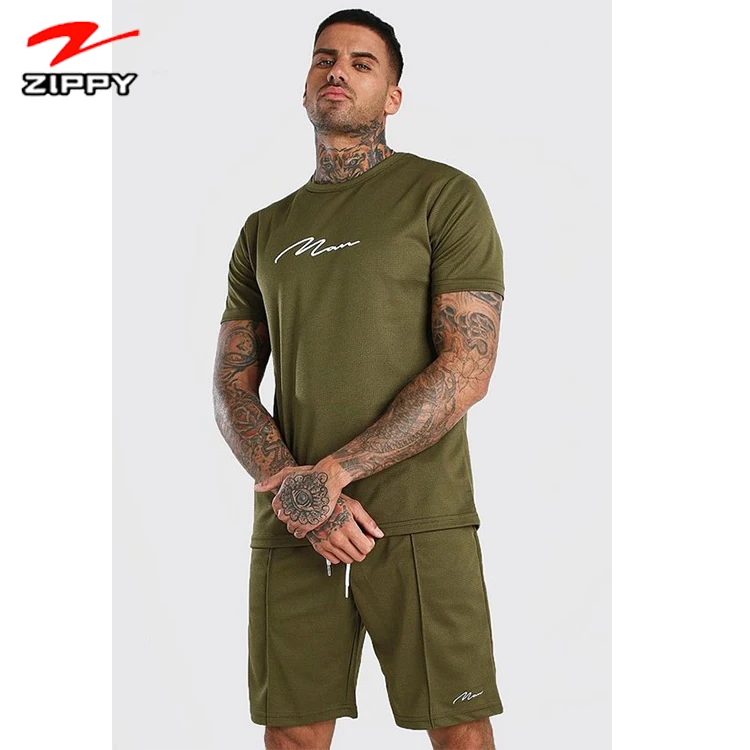 

Factory high quality fashion Short Custom slim fit mens tracksuit sportswear sweatsuit set men sweatsuit, Custom color