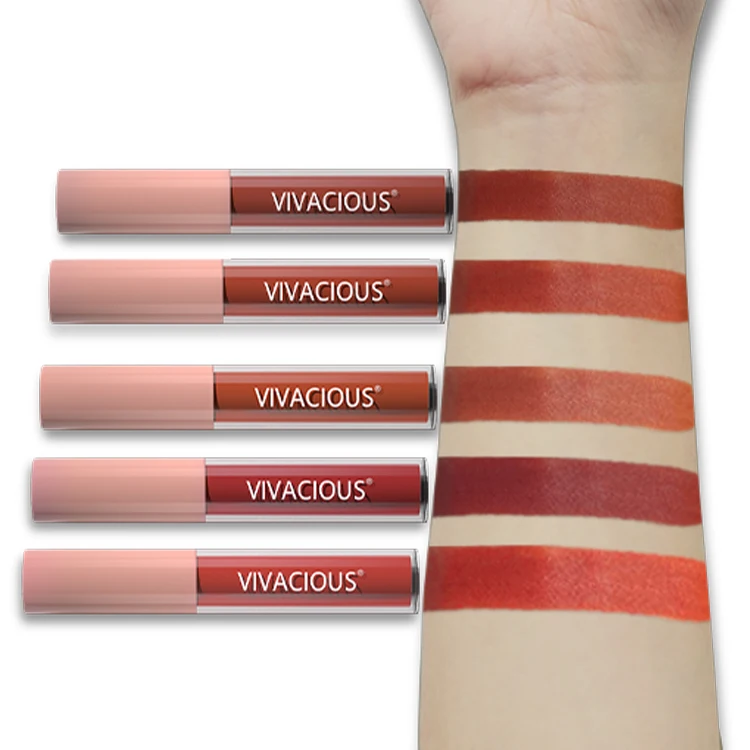 

Wholesale Matte Color Non Sticky Liquid Natural Lipgloss Lip Glaze