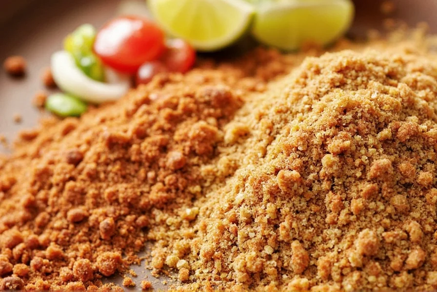 Spice stalls in a traditional Mexican market
