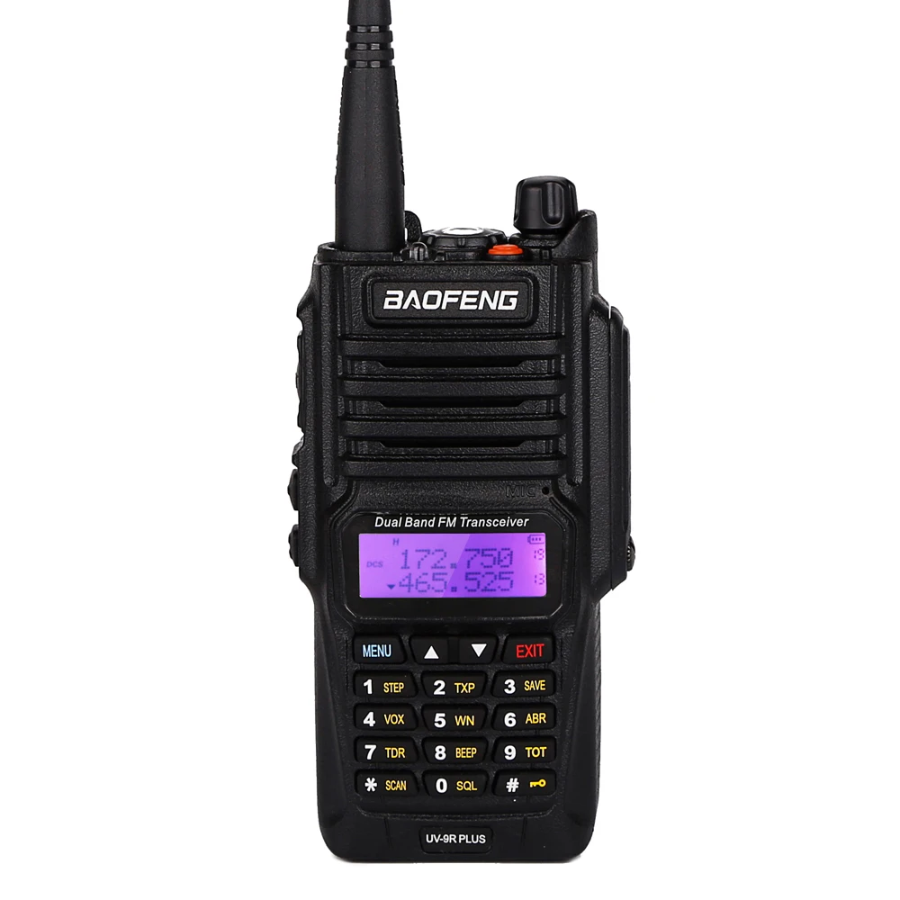 

Baofeng UV-9R Plus waterproof walkie talkie 8W high power VHF UHF baofeng uv 9r plus dual band handheld walkie talkie