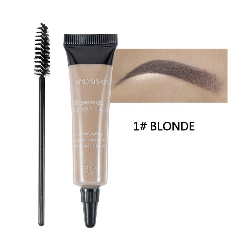 

6colors Liquid Dyeing Eyebrow Cream Waterproof And Sweat Proof Styling Liquid Eyebrow Tint Dyeing Gel, 6 colors