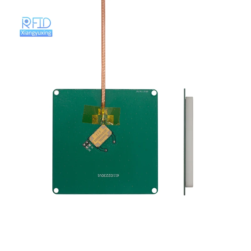 

3dBi 60*60MM Ceramic Patch UHF RFID Ceramic Antenna With mmcx RG1.78 Cable Connector for asset management