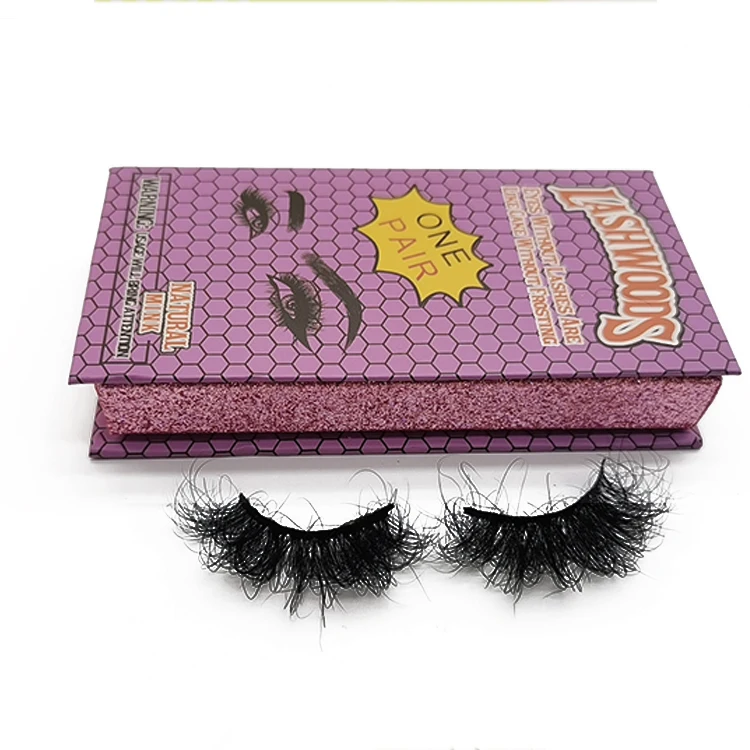 

Own Brand Best Selling Fluffy Mink Lashes Holographic Bag 3d 5d Wholesale Vendor Extra Long Luxurious 20mm 25mm Mink Eyelashes, Black