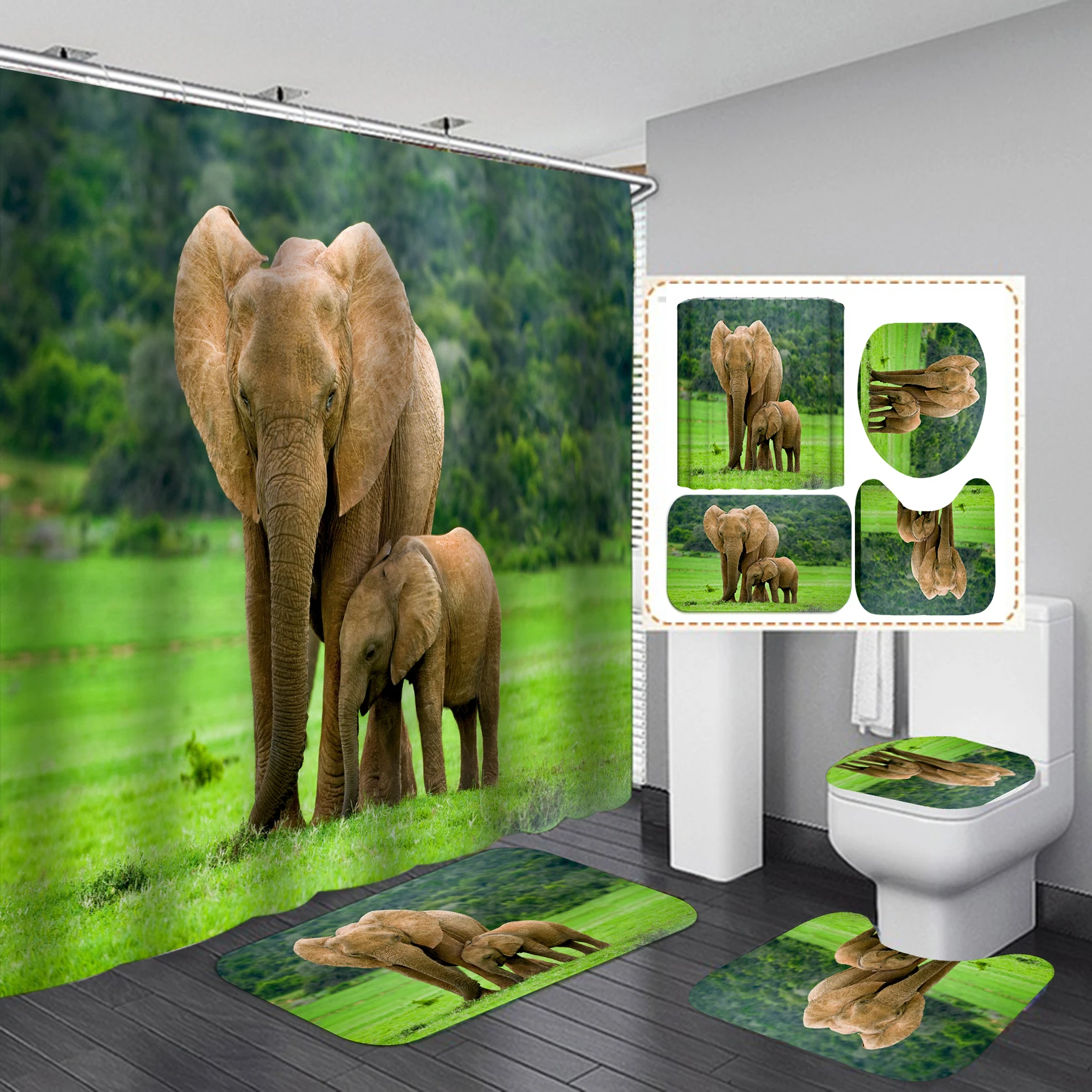 

Cheap Extra Wide Shower Curtain Fabric, Bathroom Accessories Child Shower Curtain Waterproof/