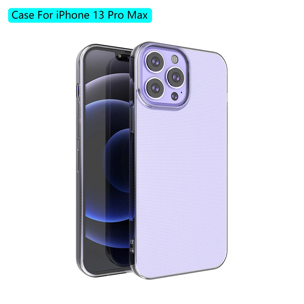 

For Apple iPhone 13 Pro Max 1.4MM Thickness Clear Silicone Shockproof Armour Gel Phone Case Cover