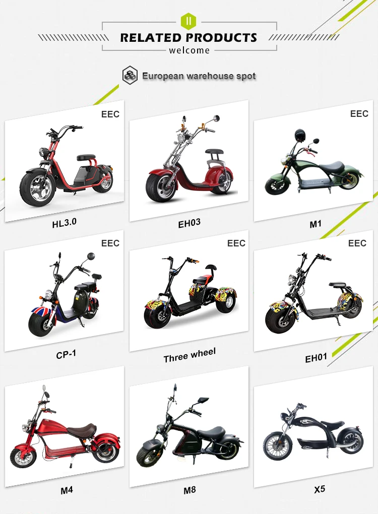 China Supplier Factory Directly Mobility electric scooters two wheels citycoco electric scooter