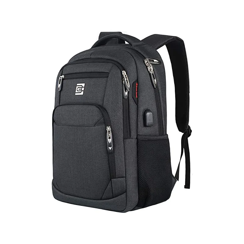 

Qetesh Flaptop Backpack Business Travel Durable Laptops With Usb Charging Port Water Resistant Custom Backpack School Bags, As picture