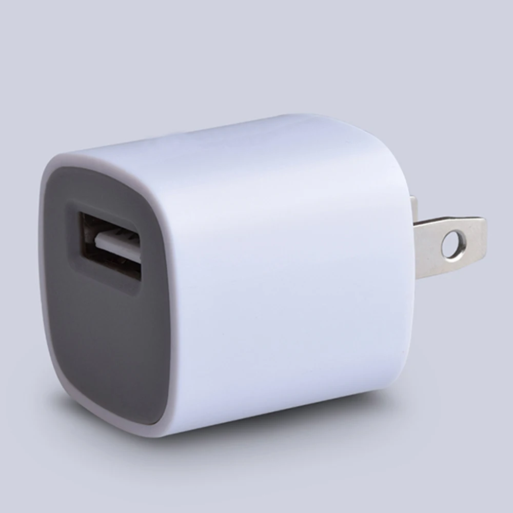 

Wholesale for iphone us plug 5w usb charger cube wall charger block