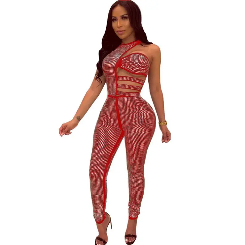 

playsuit active wear sexy thick corset women plus size one piece sequin jumpsuits, Customized color