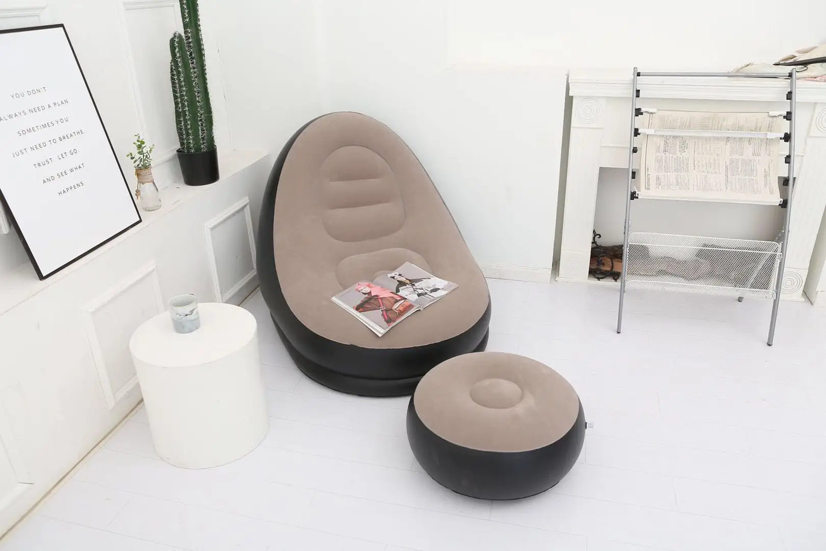 Canapé gonflable géante de salon, fauteuil paresseux en pvc, livraison gratuite, nouveau