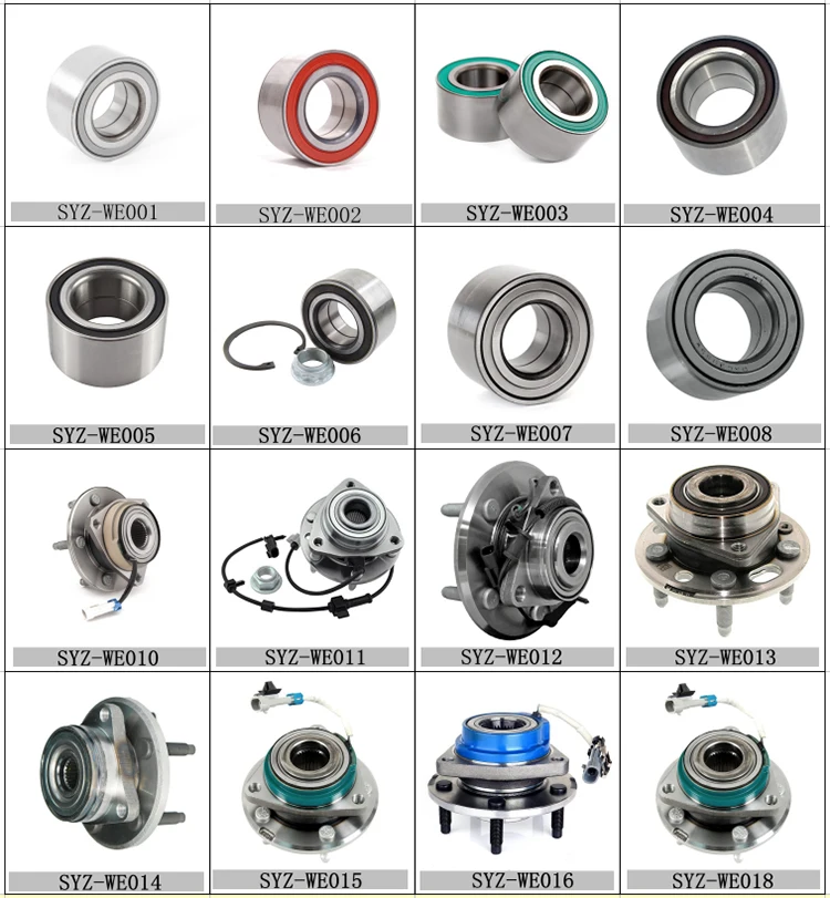 Double Sealed Wheel Bearings