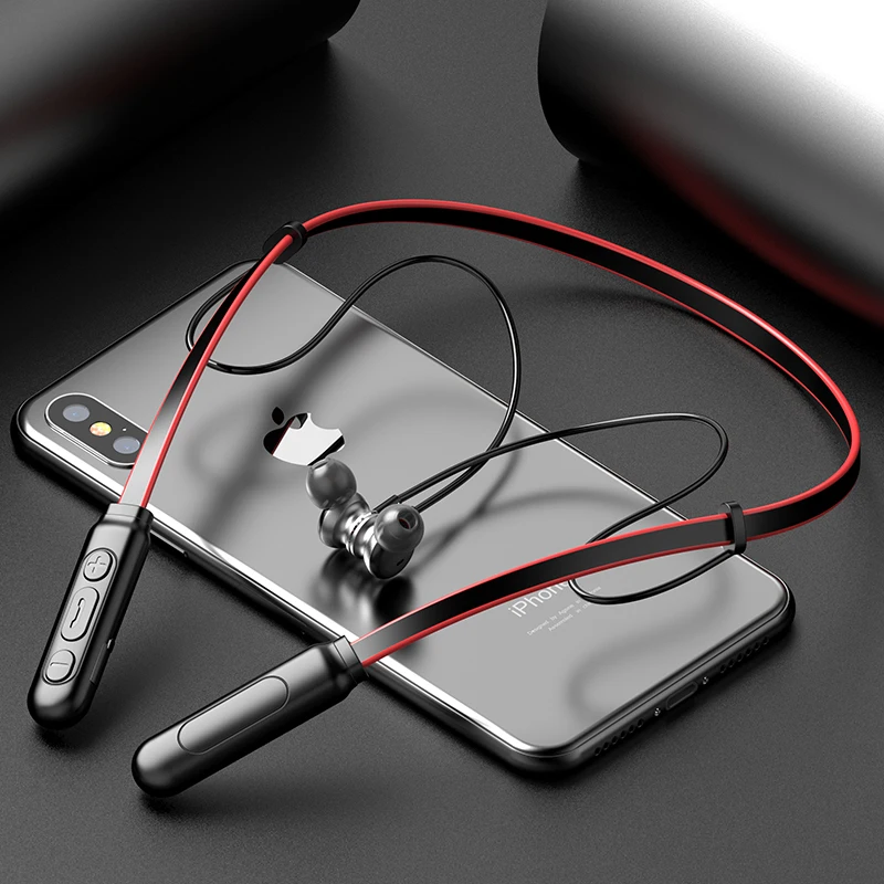 

New Trending Wireless Headphones IPX4 Waterproof Earphones with Magnetic Connection Sport Earbud for Running