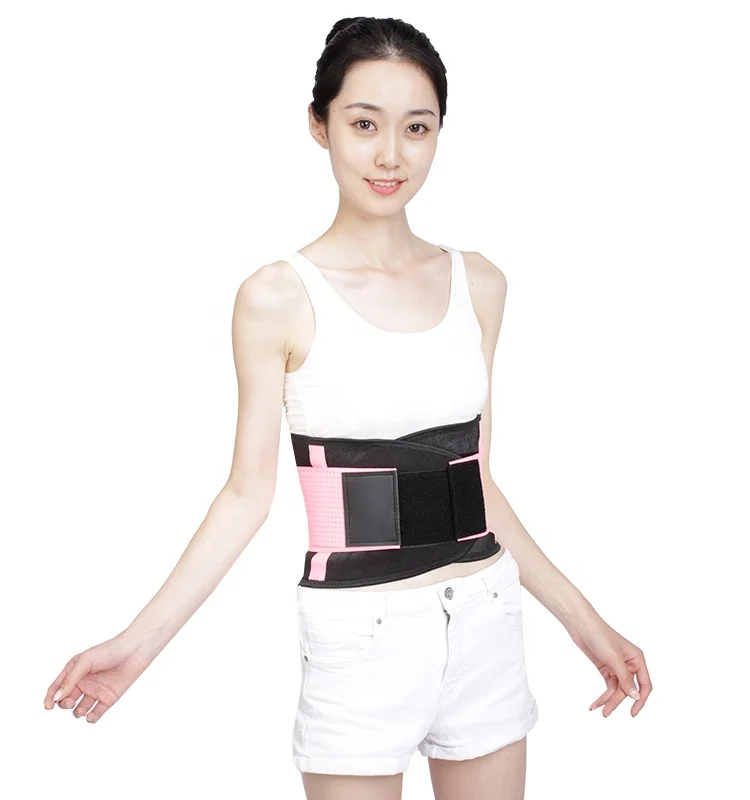 

Working Lumbar Belt Thermal Slim Waist Trainer Waist Trimmer Lower Waist Support Brace Lower Back Spine Pain Belt for Women Men, Black,blue,green,pink,red,purple,yellow