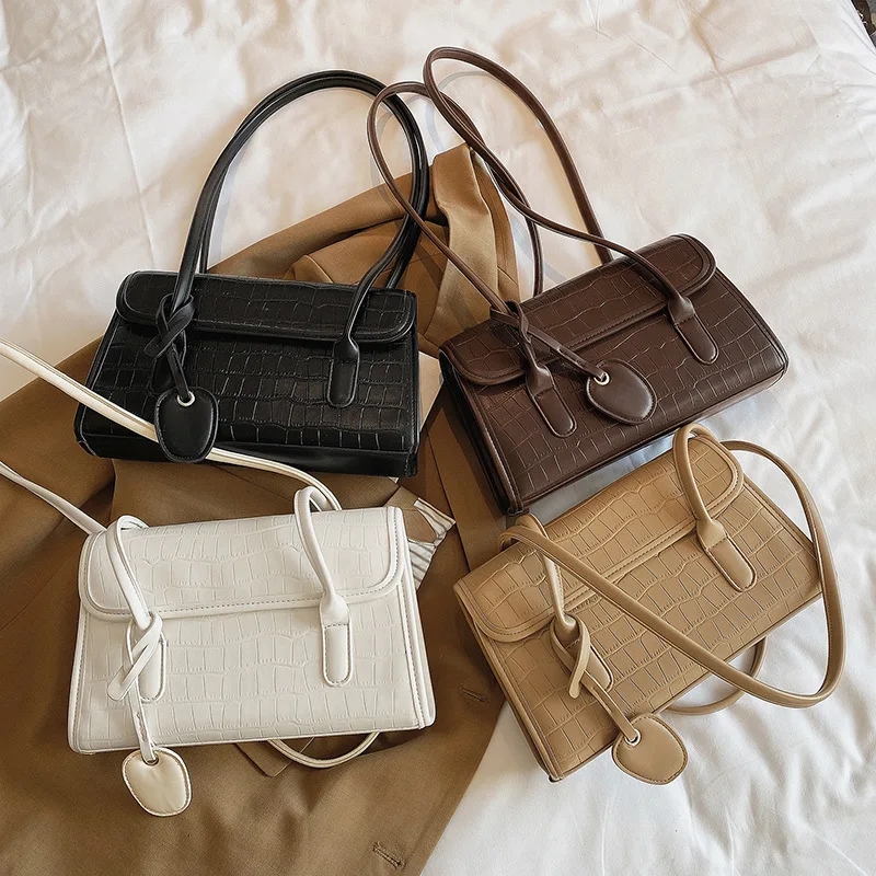 

2021 new fashion stone pattern PU leather women cross body custom purse ladies handbag high quality wholesale bag, As pics