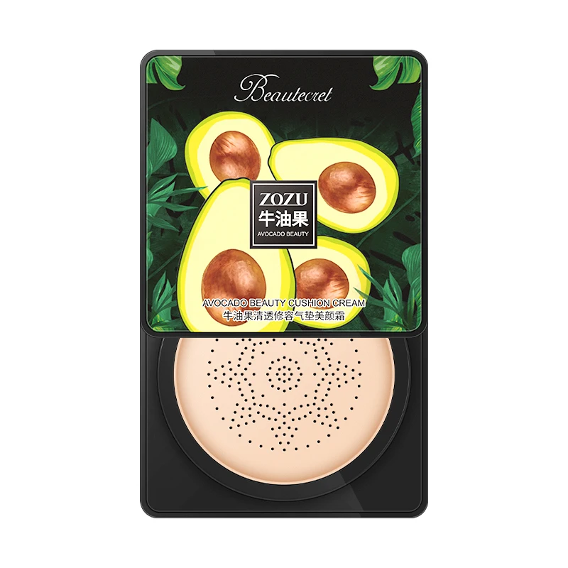 

Wholesale private label ZOZU avocado beauty cushion cream liquid makeup foundation