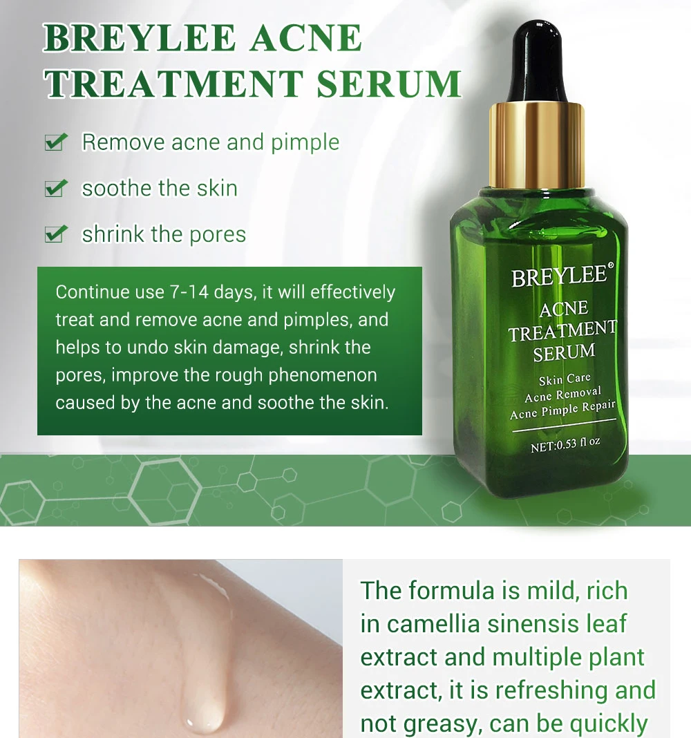 Breylee Best Effect Tea Tree Oil Acne Treatment Serum For Ance Removal Natural Japan Sakura Serum Buy Anti Ance Face Serum Ance Removal Treatment Face Serum Shrink Pores Remove Acne Face Serum Product