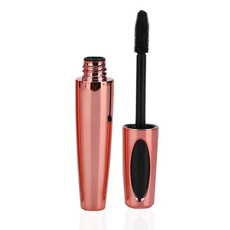 

Rose gold mascara 4d fiber serum mascara private label lash Makeup Cosmetic Curling Lengthening Waterproof Non-Blooming Mascara