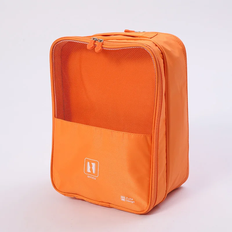 

Washable Lightweight Shoes Organizer Bag See Through Mesh Shoes Pocket Travel Shoes Storage Bag, As picture
