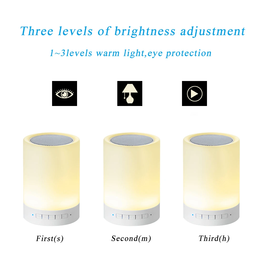China Factory Direct Portable Smart Down Music Speaker With Light Led - ANKUX.COM