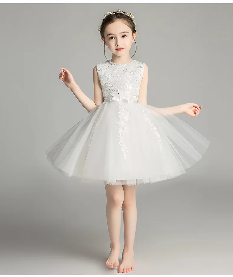 D0193 baby girl infant clothes summer clothes baby girl baby dresses for girls for birthday, Champagne