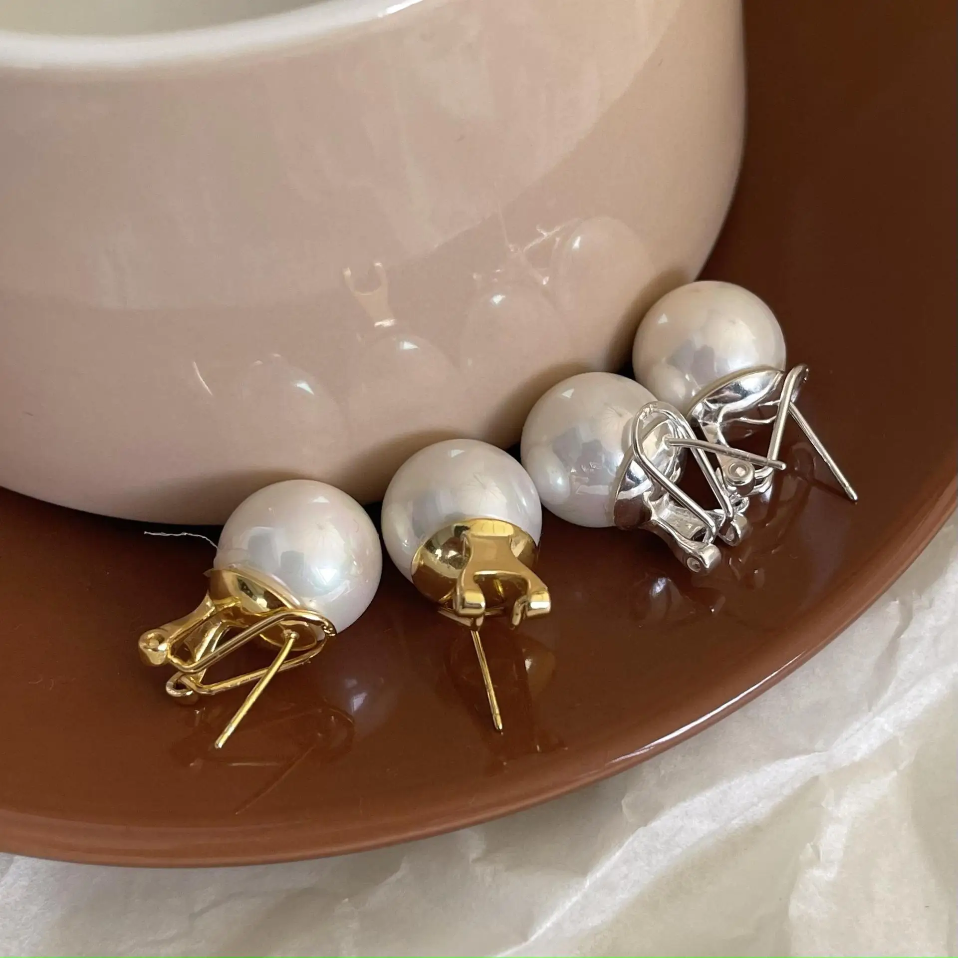 

VIANRLA 925 Sterling Silver Freshwater Pearl Earrings Minimalist Elegant Temperament Women Jewelry Gift Drop Shipping