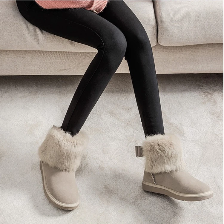 

Women 2020 new winter warm stylish outdoor snow boot big size 43 school girl boot