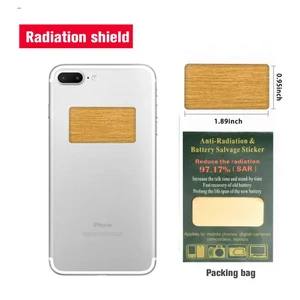 EMF Protection Phone Stickers/EMF,EMR Blocker/Anti-Radiation Cell Protector/Negative Ions/Neutralizer 6 Shield Stickers & Bonus