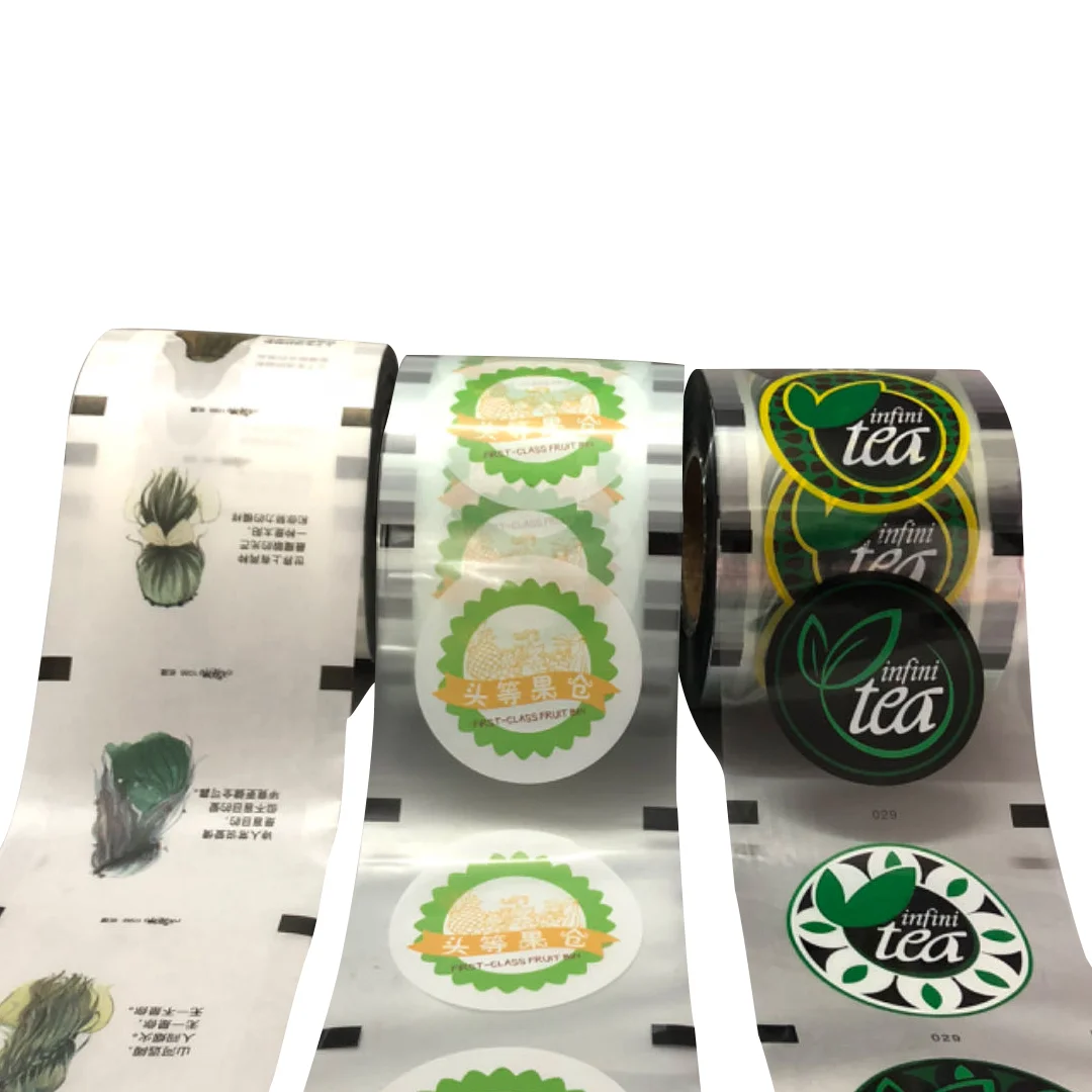 Customized Logo 90/95mm Boba Tea Cup Sealing Film for Mineral Water Coffee Juice Wine Whisky Soda
