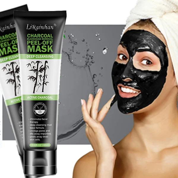 

BLACK HEAD REMOVER PRIVATE LABEL ACTIVATED CHARCOAL PEEL-OFF MASK BEST FACE SKIN CARE BAMBOO CHARCOAL PEEL OFF MASK