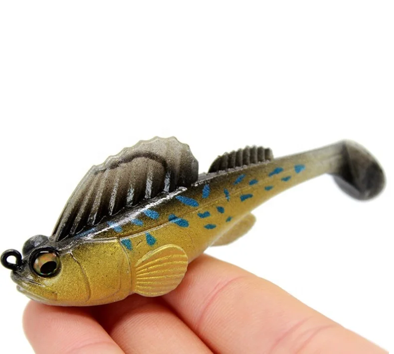 

PVC Lead Fish 7g/10g/14g/20g Anti-hanging Bottom Fishing Soft Bait, Vavious colors