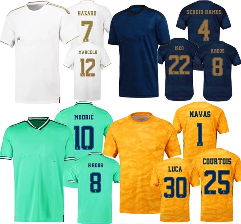 Real 7 Hazard football suit men's children's madrid fans uniform customization soccer wear
