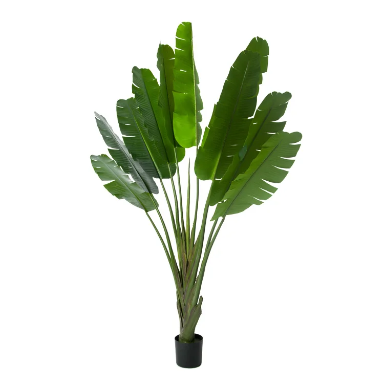 

hand-feel cloth indoor and outdoor decoration tropical green plants traveler artificial banana tree Artificial tree