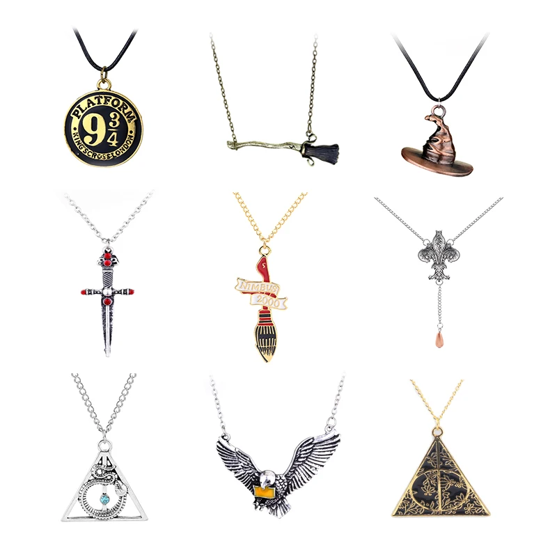 

Movie Harry Hogwarts School Potter The Deathly Hallows Accesorios Necklace