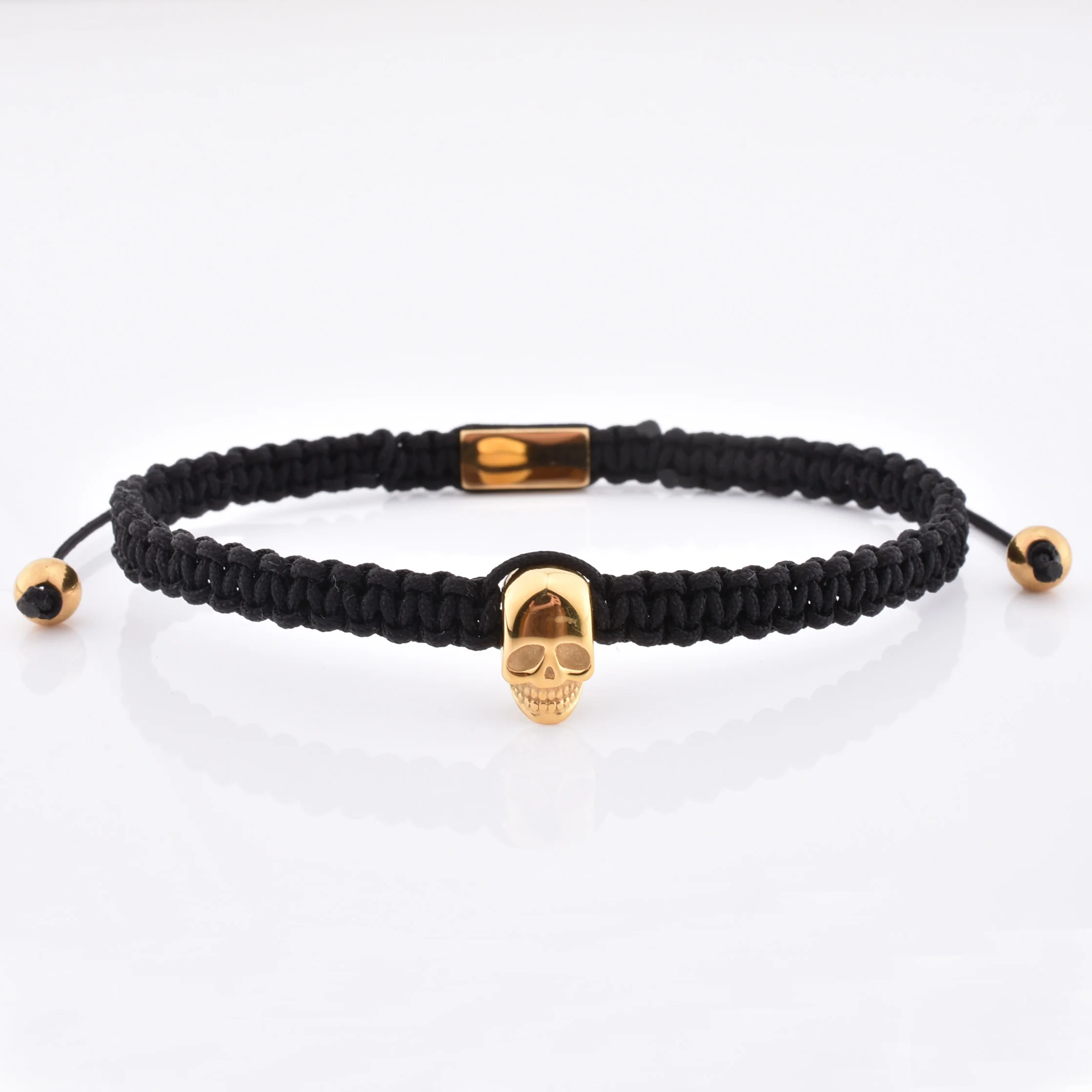 

Ruigang Adjustable Stainless Steel Gold Handmade for Man Wholesale Charm Bracelet