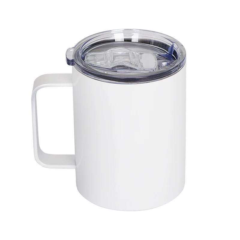 

304 stainless steel mug then carry handle sealed household drinking cup office coffee cup