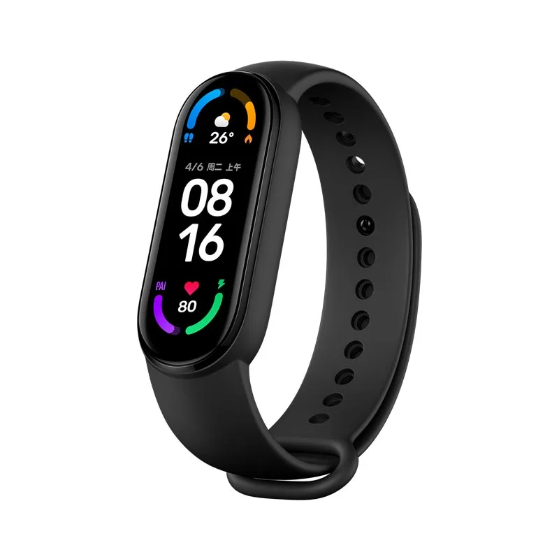 

Original Xiaomi Mi Band 6 Sports Wristband Heart Rate Fitness Tracker 1.56 inch AMOLED Screen Smart Bracelet 5 Color Bracelet