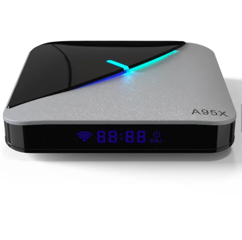 

RGB Light A95X F3 AIR Cheap smart tv box amlogic s905x3 android 9.0 tv box with BT 4.1 Youtube KD smart TV box