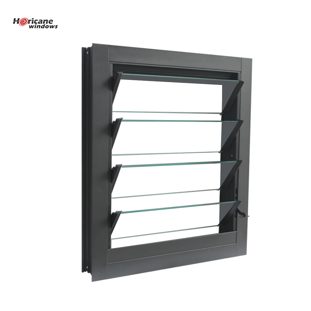 New design custom jalousie blinds aluminium glass louvre windows