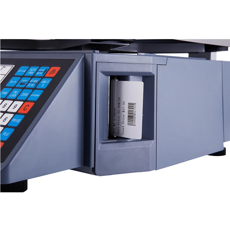 Weighing Scale with Printer - Efficient Barcode Labeling