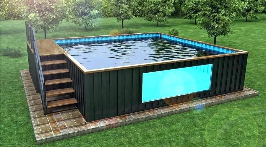 Mobile Prefab Container House Swimming Pool Buy Mobile Prefab