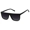 Flat Top Rectangular Border High Quality Vintage Sunglasses Acetate Lentes De Sol Calidad Polarized Ce UV400 Sunglasses