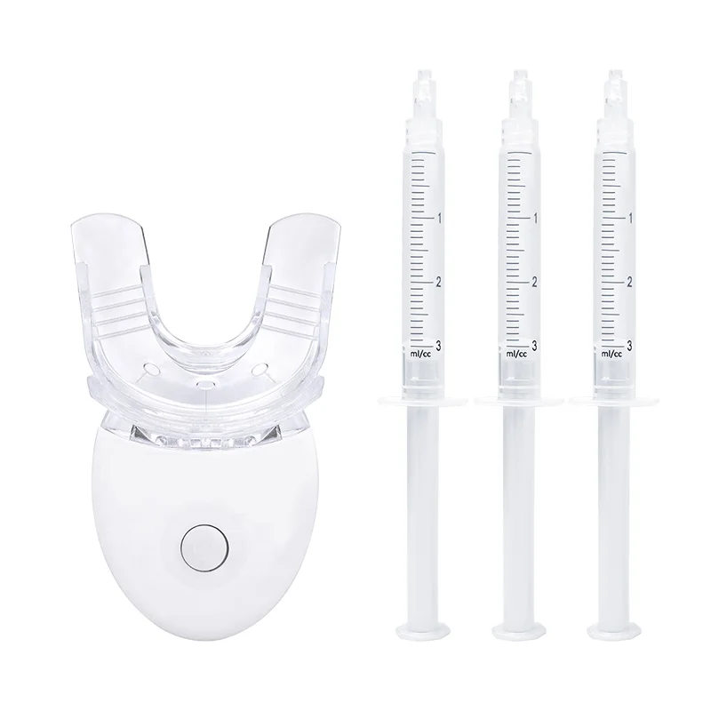 

Rechargeable UV wireless Dental teeth whitener kit Professional home teeth Whitening Led kits, White