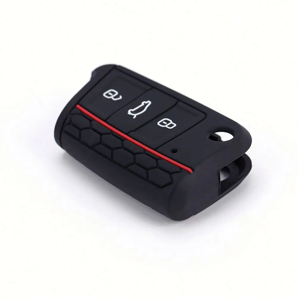 

Car Key Silicone Remote Holder Case Cover, Red, black,white, purple, pink,blue,orange,etc