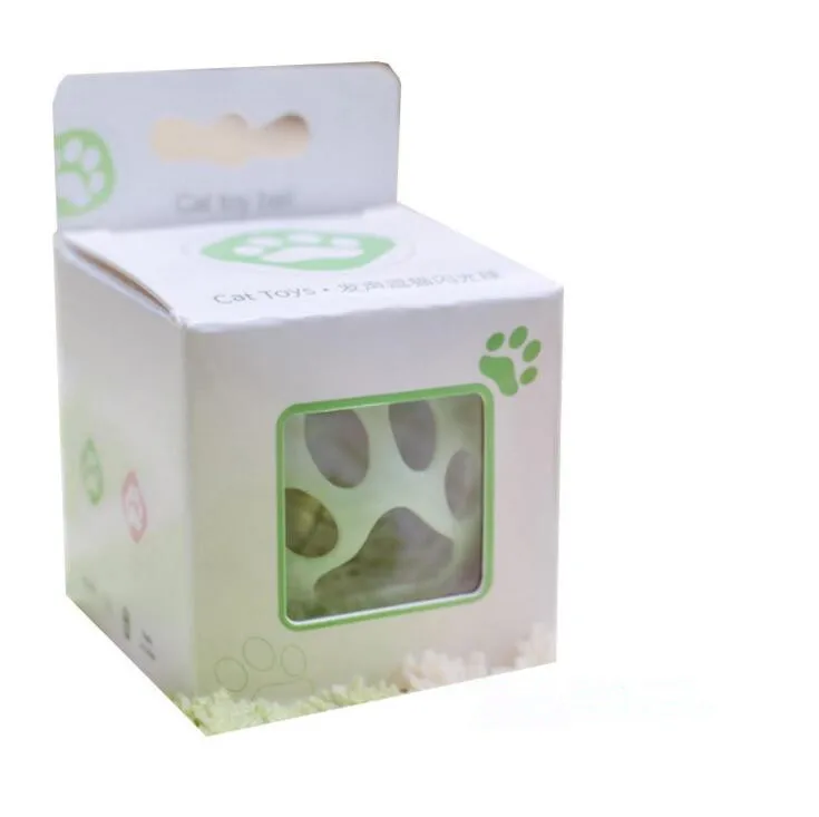 

Pet Tools Plastic Electric Bell Cute Flashing Ball Chew Toy With Box, Green/pink