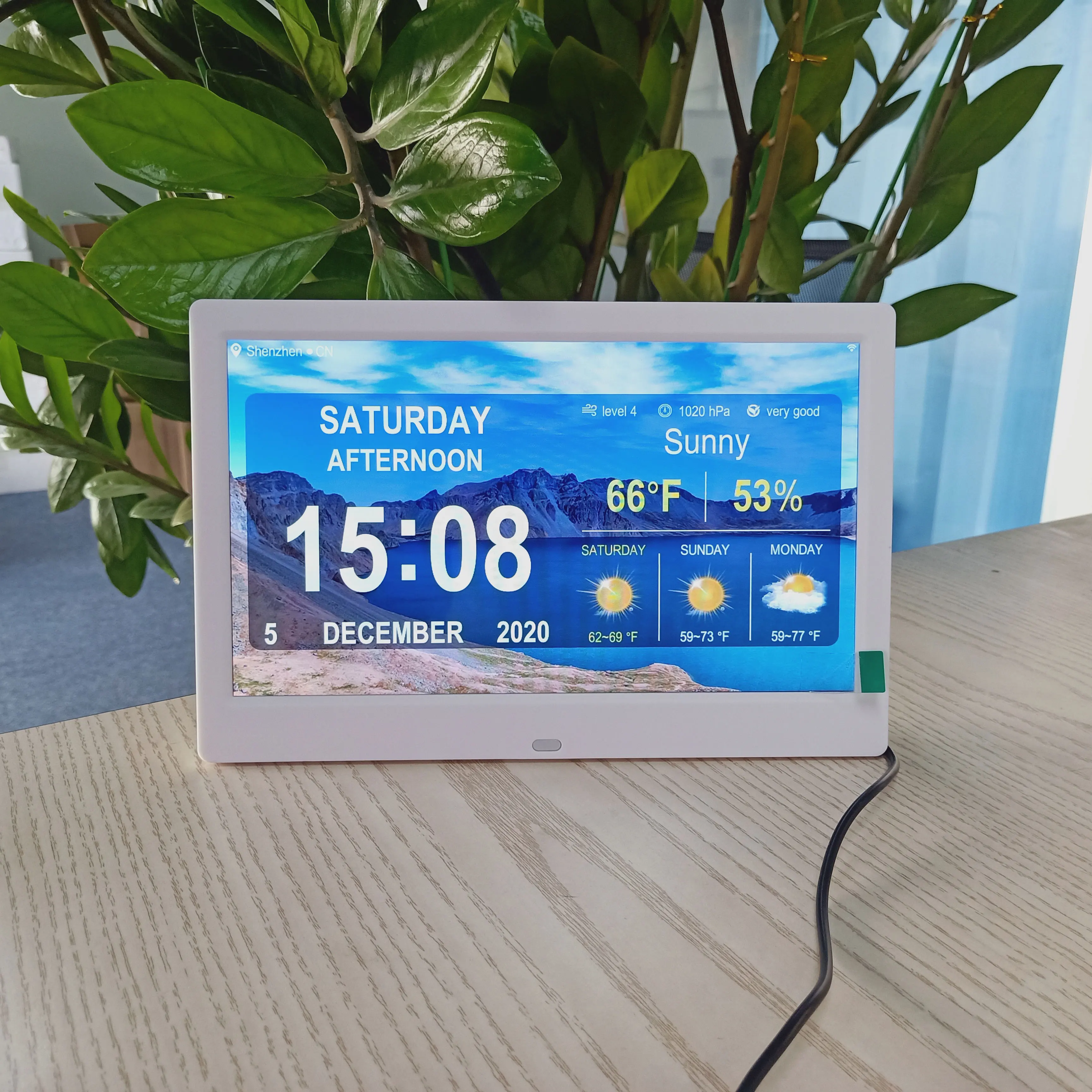 

Good quality  worldwide time weather station digital clock led for digital photo video frame display