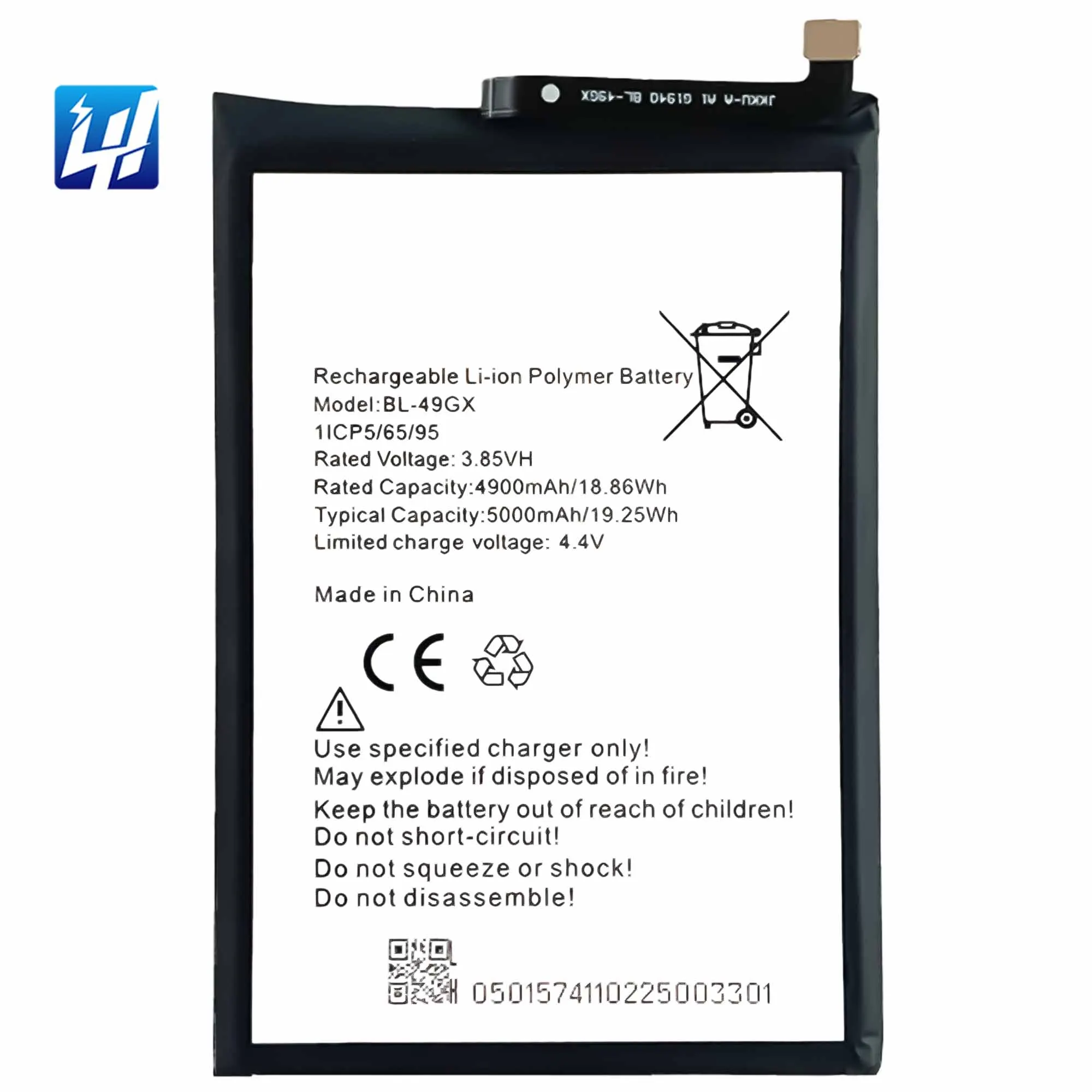 

OEM BL-49GX Note 10 Smart 5 X690 X657 X693 Standard original cell phone battery for infinix Note7