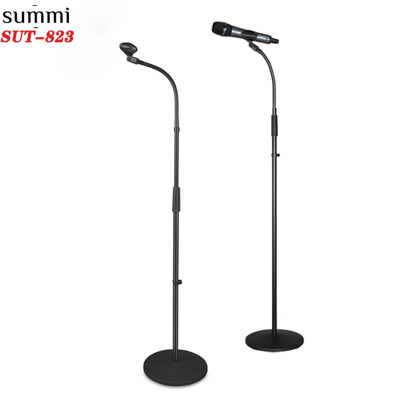 

SUT-823 Professional Lightweight Adjustable Tripod Mic Stand Fore for Supporting Acoustic Isolation Shield in Studio (Black)