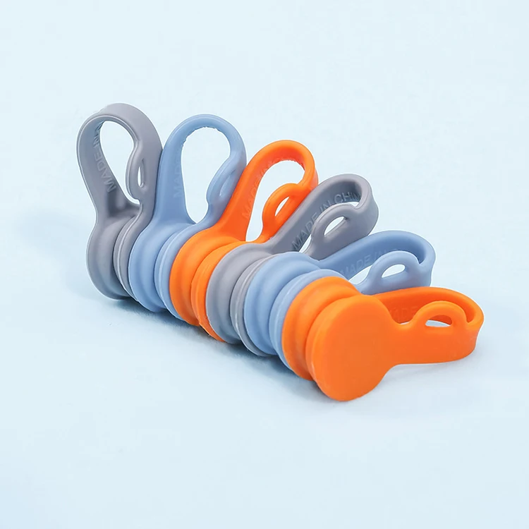 
Office & Travel Magnetic Silicone Earphone Holder USB Cable Management Reusable Clips Organizer 